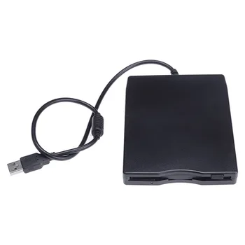 1.44 M FDD Plastik Disket Sürücü Harici Disk Ofis Bilgisayar Aksesuarları Siyah USB Arayüzü Ev Dayanıklı Taşınabilir Tak ve Çalıştır