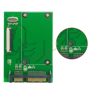 1.8 İnç 40Pin ZIF / CE SSD HDD Sabit Disk Sürücüsü 7 + 15 22 Pin SATA Adaptörü Dönüştürücü Kurulu