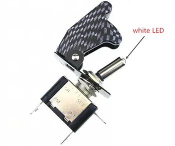 1 ADET 12V 20A Geçiş Anahtarı Araba Otomatik Kapak led ışık SPST Geçiş Rocker Anahtarı Kontrol Açık/Kapalı Dayanıklı
