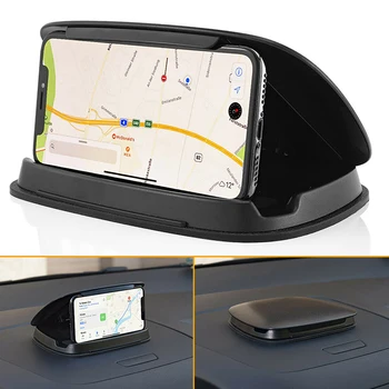 1 ADET Araba Evrensel Tutucu Akıllı telefon standı Otomatik ön panel tutucu Braketi Kaymaz İçin Uygun Xiaomi iPhone Samsung Huawei