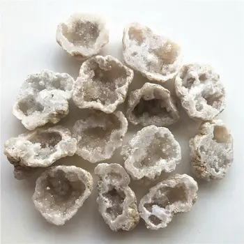 1 adet Doğal Akik Kuvars Küme Kristal Noktaları Geode Mineraller Numune Servet Hediyeler Doğal Taşlar ve Mineraller