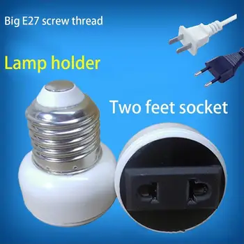 1 adet E27 lamba ışığı Soket Tutucu Vida Ampul Dönüştürmek Çıkış Dişi Güç Ab Abd Q7p7