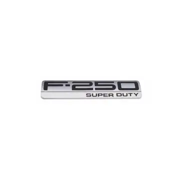1 adet / grup Ücretsiz Kargo ABS Plastik F250 F-250 Süper Görev araç amblemi Amblem Emblema Rozeti Sticker Logo Özel Su Geçirmez Çıkartmalar
