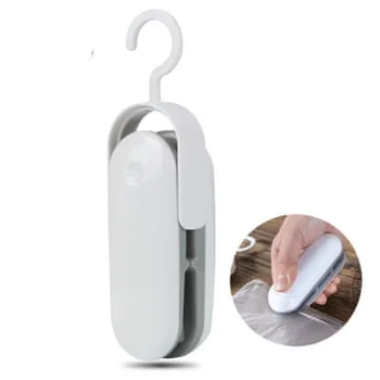 1 Adet Mini ısıyla yapıştırma Plastik Paket saklama çantası Yapıştırma Makinesi Kullanışlı Etiket ve Mühürler Gıda Aperatif Mutfak Aksesuarları