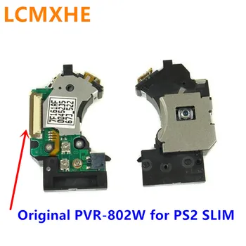(1 adet)orijinal yeni İçin değiştirin PS2 İnce PVR - 802W Lazer Lens kafası Sony Playstation 2 İçin 7xxxx 9xxxx PVR 802W PVR802W Optik