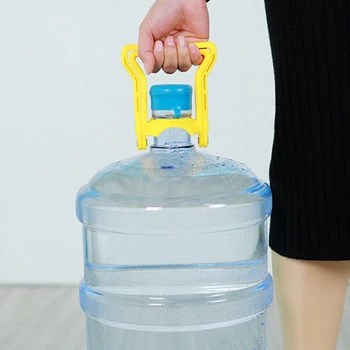 1 Adet Plastik Şişelenmiş Su Kolu Enerji Tasarrufu Kalın Çift Kullanımlı Kova Kaldırma Taşıyıcı Kova Taşıyıcı Şişelenmiş Su Taşıma