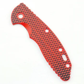 1 Adet Renkli G10 Malzeme bıçak sapı Kavrama Yamalar Rick Hinderer bıçaklar XM18 3.5 