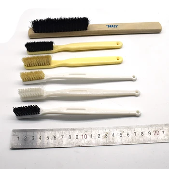 1 ADET Takı Kıl Fırça Temizleme Fırçaları saplı Domuz Saç Naylon Takı Araçları ve Ekipmanları