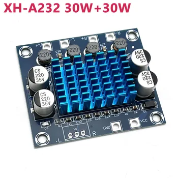 1 adet XH-A232 D Sınıfı Dijital Ses güç amplifikatörü Kurulu Çıkış 30W * 2 HD ses amplifikatörü Modülü Güç Kaynağı 12-24V