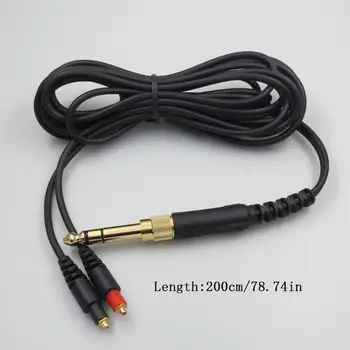 1 ADET Yedek Çift Çıkış Ses Kablosu Shure SRH1440 SRH1540 SRH1840 Kulaklıklar MMCX Kulaklık Kablosu Hattı