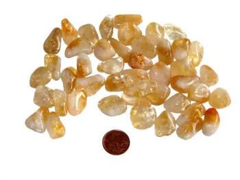1 lb Eskitme Sitrin Kuvars Taş Kristalleri 70-100 Taş Taş Kaya Örnekleri