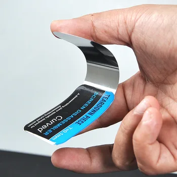 1 Parça Cep Telefonu Kavisli Lcd Ekran Spudger Açılış Gözetlemek Kart Araçları Ultra Ince Esnek Cep Telefonu Sökmeye Çelik Metal