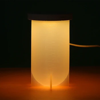 1 Takım silindir ışık reçine kalıp DIY gece lambası masaüstü süs masa lambası silikon Kalıp düğün parti ev Dekorasyon için