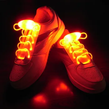 1 Çift Aydınlık Ayakabı Çocuklar İçin Sneakers Erkek Kadın spor ayakkabı Bağcıkları Renk Floresan Glow Ayakkabı Bağı Karanlık Gece 80cm