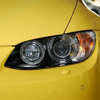 1 Çift Far Başkanı İşık Lambası Lens Kapağı BMW E92 E93 Coupe M3 328İ 335İ Cabrio 2006-2010