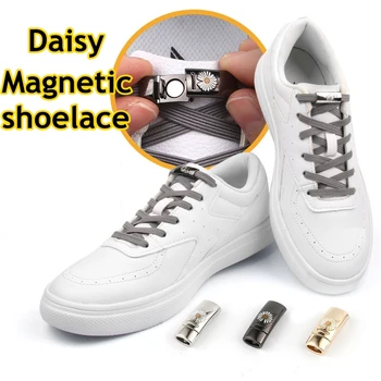 1 Çift Yeni Hiçbir Kravat Ayakabı Manyetik Elastik Kilitleme Ayakkabı Bağcıkları Çocuklar ve Yetişkin İçin Unisex Sneakers Ayakkabı Bağı 25 Renk Shoestrings