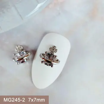 10 adet / grup MG245 Uydu Zirkon Nail Art Kristaller İnci Takı Rhinestone DIY Çivi Aksesuarları Malzemeleri Süslemeleri Takılar