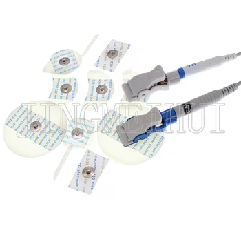 10 adet Timsah klip elektrot konnektörü Mindray / Nihon Kohden / Comen / Siemens/Bionet / GE / Edan vücut / hayvan / Veteriner EKG EKG kablosu.