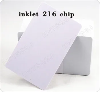 100 adet Ücretsiz kargo düşük maliyetli nfc 216 çip Mürekkep Püskürtmeli yazdırılabilir nfc boş kartlar