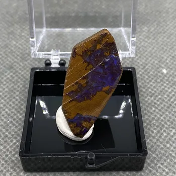 100 % doğal nadir Avustralya demir opal (fotoğraflandı ıslak su devlet) gem mineral örneği kuvars taşlar kutusu boyutu 3.5 cm