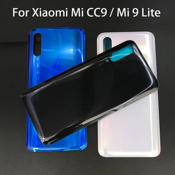 100 % Orijinal Cam arka kapak Kılıf Xiaomi Mi9 Mi 9 Lite CC9 CC 9 Yapışkanlı Etiket Çıkartmaları Logo İle
