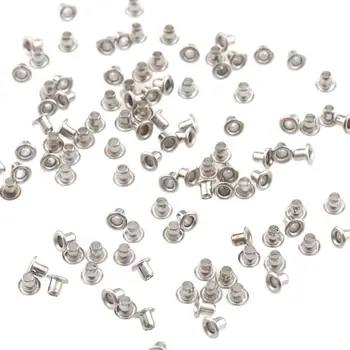 1000 adet / grup Mini Metal Halkalar İç Çap.Scrapbooking DIY embelishment konfeksiyon giyim kuşgözü karalama Defteri Kuşgözü için 1mm Gümüş