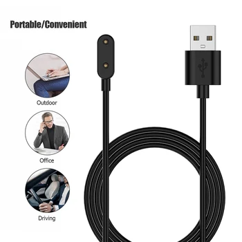 100cm USB şarj kablosu için Huawei Band 6 Pro / Huawei İzle Fit / Çocuk İzle 4X / Onur İzle ES / Bant 6 Şarj Kablosu