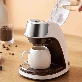 110V 22V 300ml Ev Mutfak Küçük Taşınabilir Amerikan Kahve Makinesi Damla Filtre Otomatik Espresso Kahve Makineleri teklif 450W