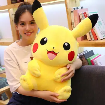12-50cm Pokemon Pikachu peluş oyuncaklar Doldurulmuş Oyuncaklar Japonya Film Pikachu Anime Bebek Noel Doğum Günü Hediyeleri İçin Çocuk Aksiyon Figürü
