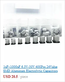 12 adet / grup 16V 47uf SMD Alüminyum Elektrolitik Kapasitörler boyutu 6.3 * 5.4 47uf 16V