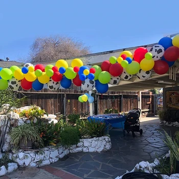 120 adet Oyuncak Inspired Hikayesi Parti İnek Renkli Lateks Balonlar Kemer Bebek Duş, çocuklar Doğum Günü Partisi Zemin Süslemeleri