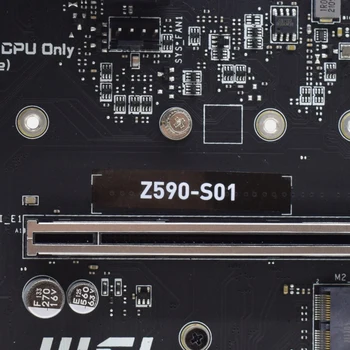 1200 Z590 Anakart MSI Z590-S01 Anakart DDR4 DIMM 128GB PCI - E 4.0 SATA3 M. 2 ATX İçin 10th / 11th Gen Intel Core işlemciler