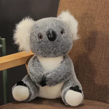 13-28CM Kawaii Simülasyon Koala peluş oyuncak Hayvan Ebeveyn-Çocuk İlişkisi Konfor Bebek Bebek Favori Tatil doğum günü hediyesi