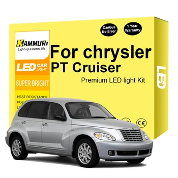 13x Ampuller Beyaz Canbus İç LED araba ışık kiti Fit Chrysler PT Cruiser İçin Harita Dome Gövde Kapı Plaka Lambası Aksesuarları