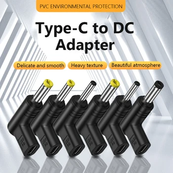 15V Dönüştürücü Adaptör PVC Tip C DC Jack Tak şarj adaptörü Çok Fonksiyonlu PD Tip-C Dişi DC Erkek Adaptör TV Kutusu için