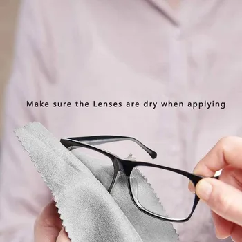 15x15cm Gözlük anti-sis Bezi Mikrofiber Bez Kumaş Gözlük Temizleyici Gözlük Lensler Kamera Telefonu Ekran