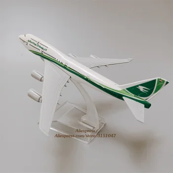 16cm Alaşım Metal Hava Irak Havayolları B747 Havayolları Uçak Modeli Irak Boeing 747 Diecast Hava Uçak Model Uçak Çocuklar Hediyeler