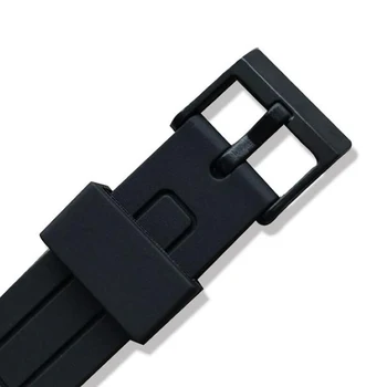 16mm 18mm 20mm Watchband Casio F - 91W Siyah Reçine İzle Bilezik Pimleri İle Siyah Toka İzle Bileklik Casio F91 F91W