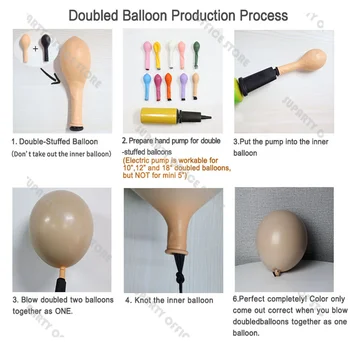 175 adet Kahve Balonlar Garland Düğün Balon Kemer Doğum Günü Zemin Çift Allık Lateks Balon Gelin Duş Parti Dekor