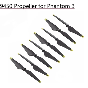 2/4/8 adet 9450 DJI Phantom 3 / 3A / 3 P / 3 S Drone Kamera Bıçak Pervane Kendinden Sıkma Sahne Phantom 2 P2V CW CCW Parçaları