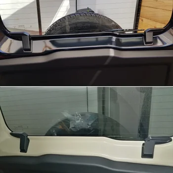 2 ADET Arka Cam ısıtma teli koruma kapağı Siyah Suzuki Jimny Sierra için JB64 JB74 2019 2020 Buğu Çözücü Kapak Dropshipping