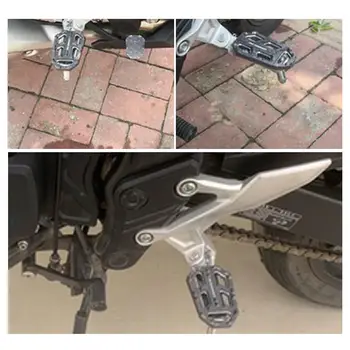 2 adet Ayak Kazıklar Footrest Ayakliklari Dayanakları Pedallar Honda Cb500x Motosiklet Geniş ayak pedalları Footrest
