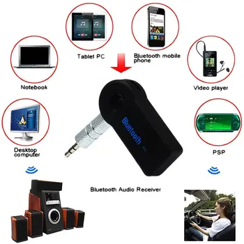 2 in 1 kablosuz bluetooth 4.2 Alıcı Verici Adaptörü 3.5 mm Jack Araba Müzik Ses Aux A2dp Kulaklık Alıcısı Handsfree