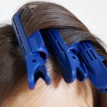 2-pack Kore Moda Yeni plastik saç tokası Kıvırcıklaştırıcılar Patlama Şekilli Kabarık Geometrik Perma Saç Yardımcıları saç aksesuarları