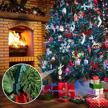 20 adet Oluk asma kancaları S Klip Kanca Noel Dekorasyon İçin Dış dize ışıkları ışıkları yılbaşı dekoru