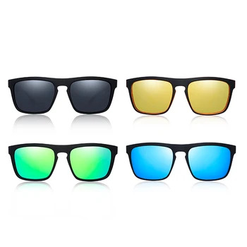 2019 Polarize Güneş Gözlüğü Erkekler Kadınlar Yansıtıcı Kaplama Kare TR güneş gözlüğü UV400 Sürüş Balıkçılık spor gözlüğü Zonnebril Heren
