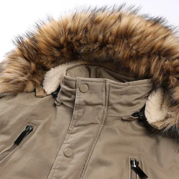 2019 Yeni Kış Rahat moda Uzun Tarzı Kapşonlu Pamuk Ceketler erkek kış ceket Kalın Şapka Rüzgar Geçirmez Erkek Parka Cepler Ceket