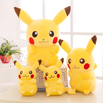 2020 TAKARA TOMY Pokemon Pikachu peluş oyuncaklar Doldurulmuş Oyuncaklar Japonya Film Pikachu Anime Bebek Noel Doğum Günü Hediyeleri Çocuklar için