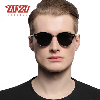 2021 Moda Klasik Yuvarlak Polarize Güneş Gözlüğü Erkekler Kadınlar Alaşım Çerçeve Spor Açık Balıkçılık Seyahat Renkli güneş gözlüğü UV400