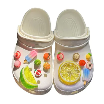2022 Taze Limon Croc Takılar Tasarımcı DIY sevimli ayakkabı Parti Dekorasyon Aksesuarları Croc PERGEL Takunya Çocuk Erkek Kadın Kızlar Hediyeler